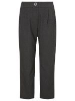 Girls Grey Tapered Leg School Trousers